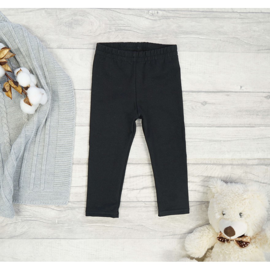 Czarne LEGGINSY GETRY ocieplane na meszku