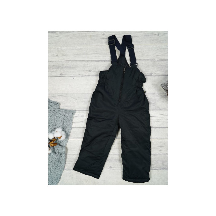 ZIMOWY KOMBINEZON dwuczęściowy CZARNY ART kurtka + spodnie