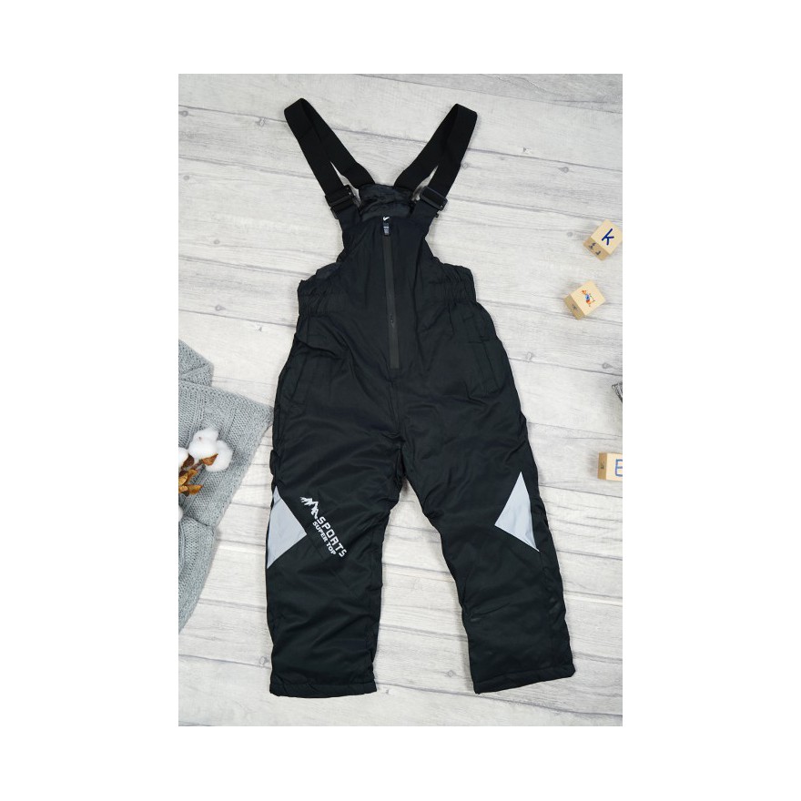 SPODNIE NARCIARSKIE zimowe CZARNE sports, super top