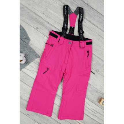 SPODNIE NARCIARSKIE zimowe FUKSJA justplay