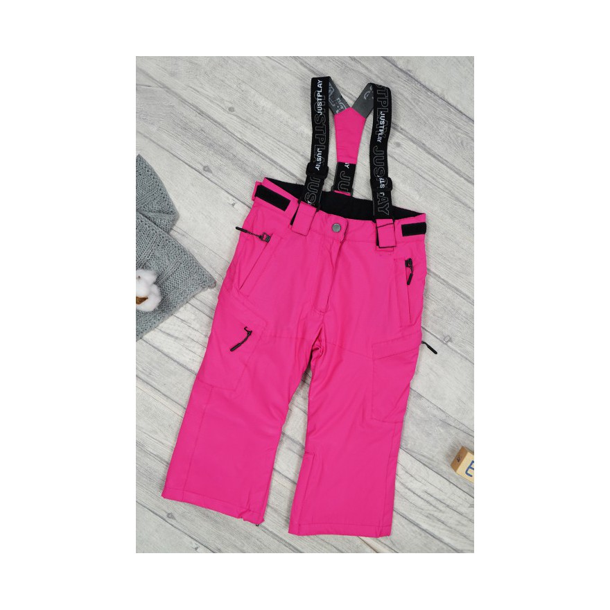 SPODNIE NARCIARSKIE zimowe FUKSJA justplay