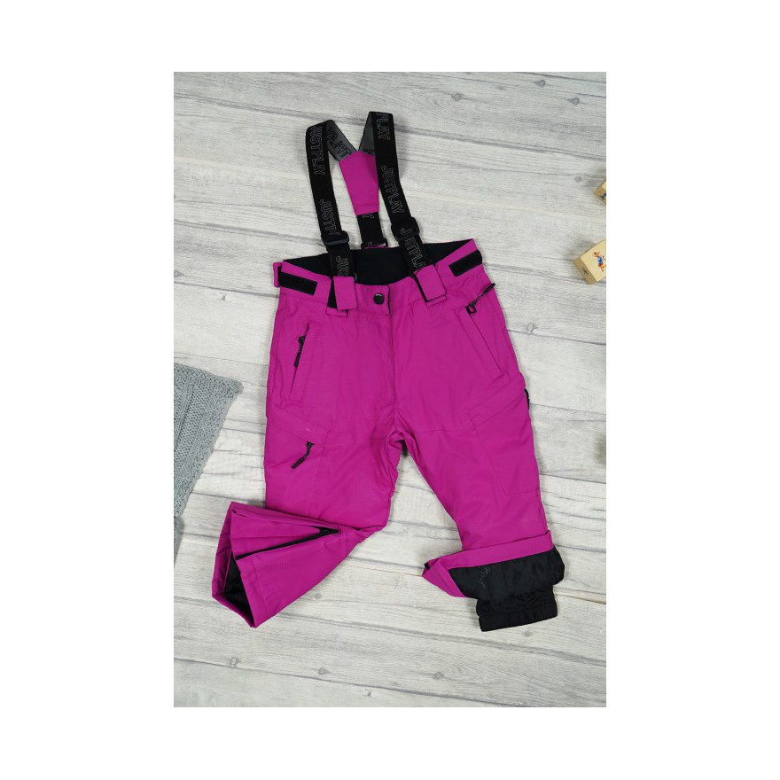 SPODNIE NARCIARSKIE zimowe FIOLETOWE justplay