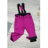 SPODNIE NARCIARSKIE zimowe FIOLETOWE justplay
