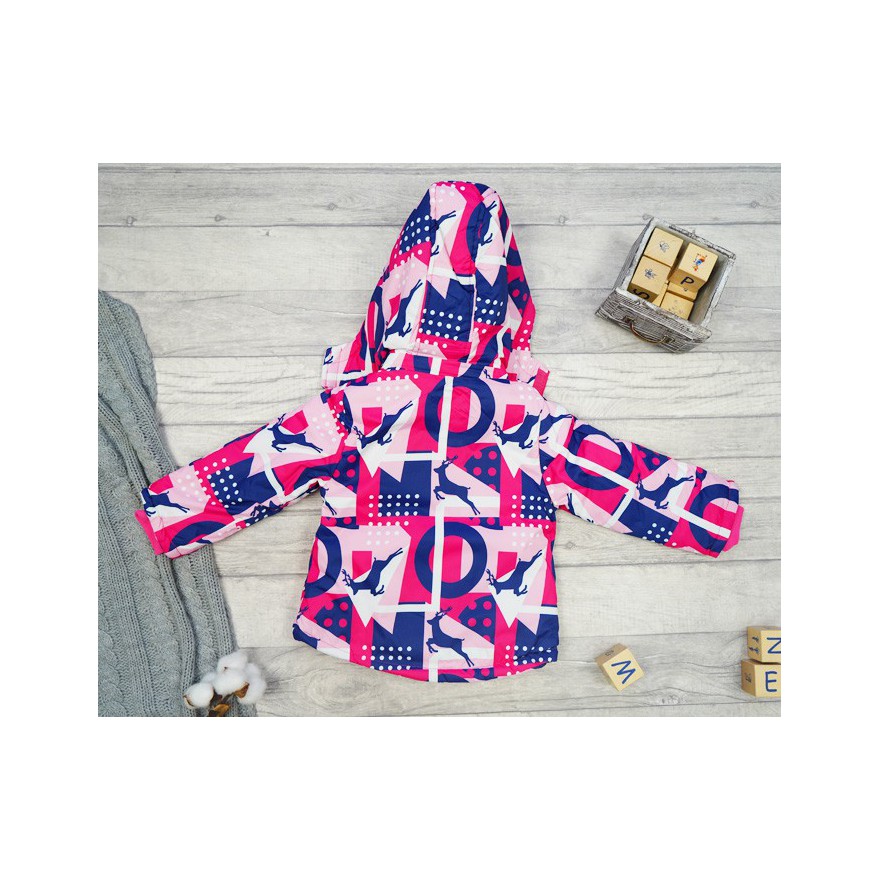 ZIMOWY KOMBINEZON dwuczęściowy AMARANT JELONKI kurtka + spodnie