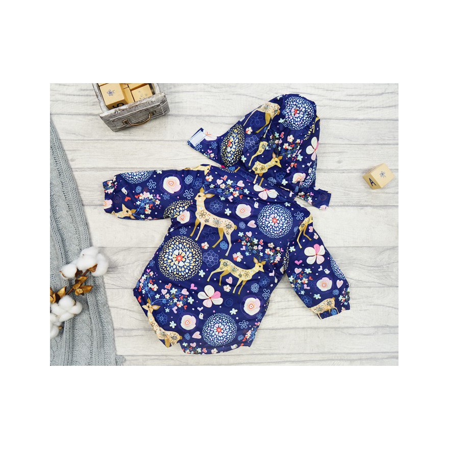 ZIMOWY KOMBINEZON dwuczęściowy DWUKOLOROWY SARENKI kurtka + spodnie