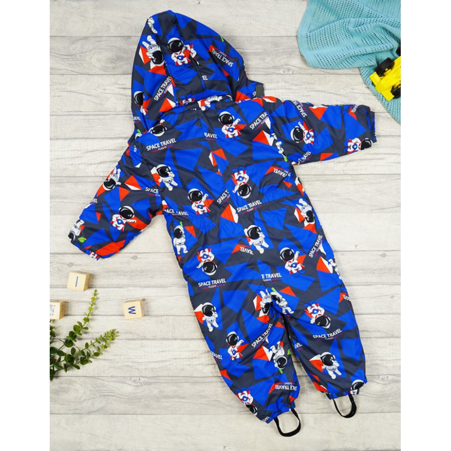 ZIMOWY KOMBINEZON jednoczęściowy GRANAT z czerwonym KOSMONAUTA