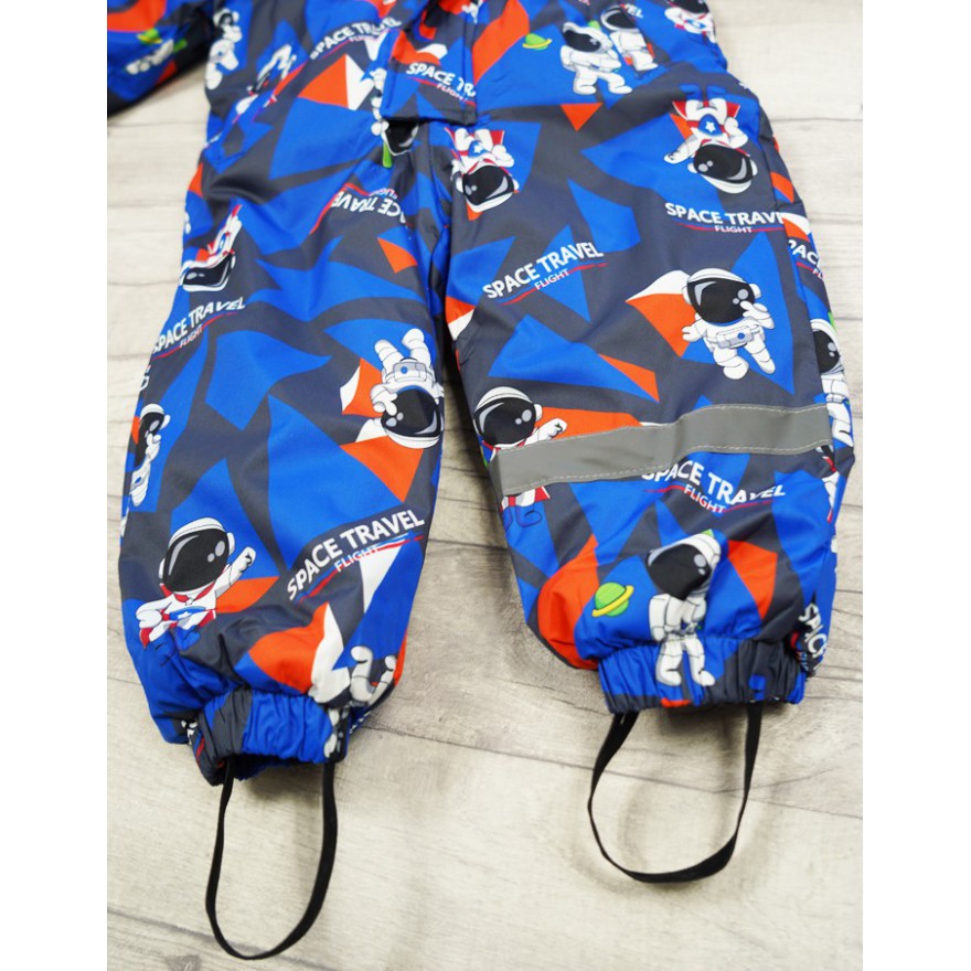 ZIMOWY KOMBINEZON jednoczęściowy GRANAT z czerwonym KOSMONAUTA