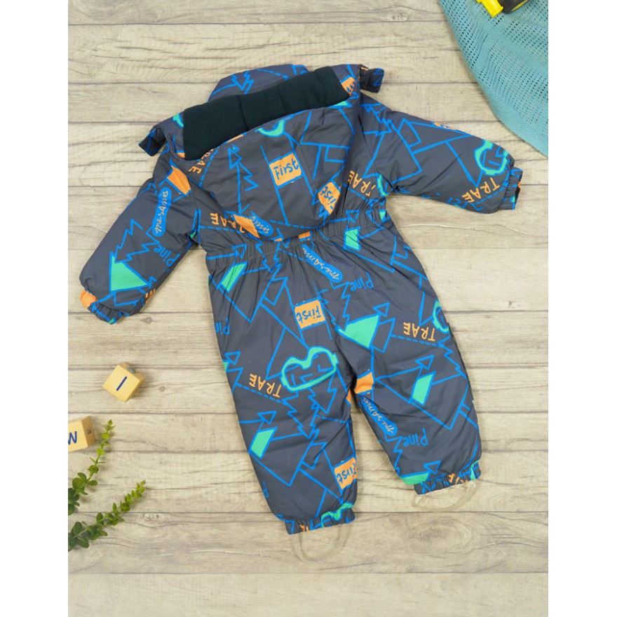ZIMOWY KOMBINEZON jednoczęściowy GRAFITOWY FIRST