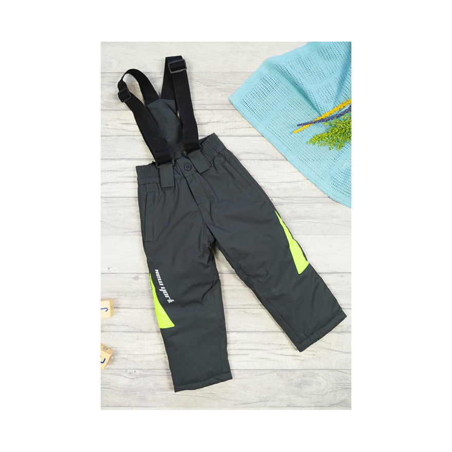 SPODNIE NARCIARSKIE zimowe GRAFITOWE new york