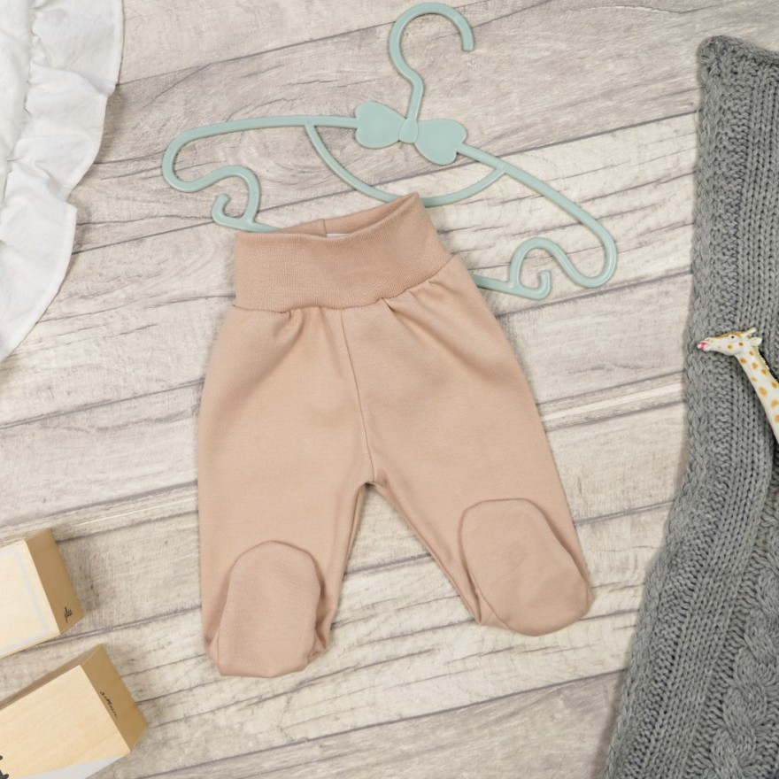 Beżowe PÓŁŚPIOCHY bezuciskowe bawełniane