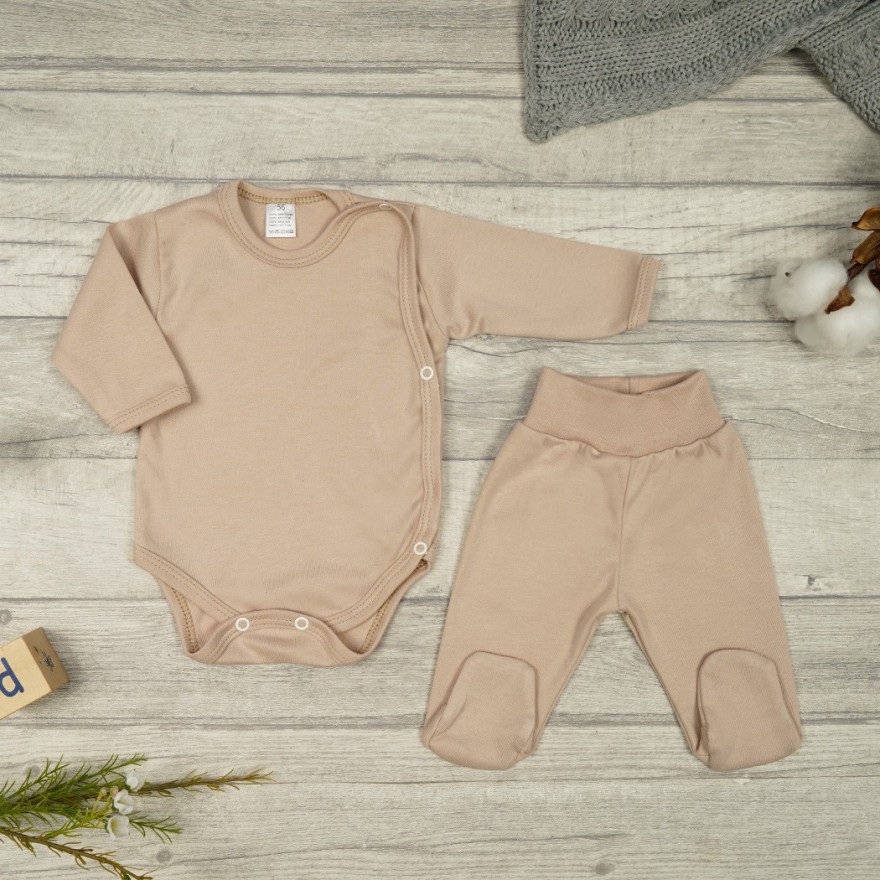 WYPRAWKA dla noworodka do szpitala 5 części beżowa