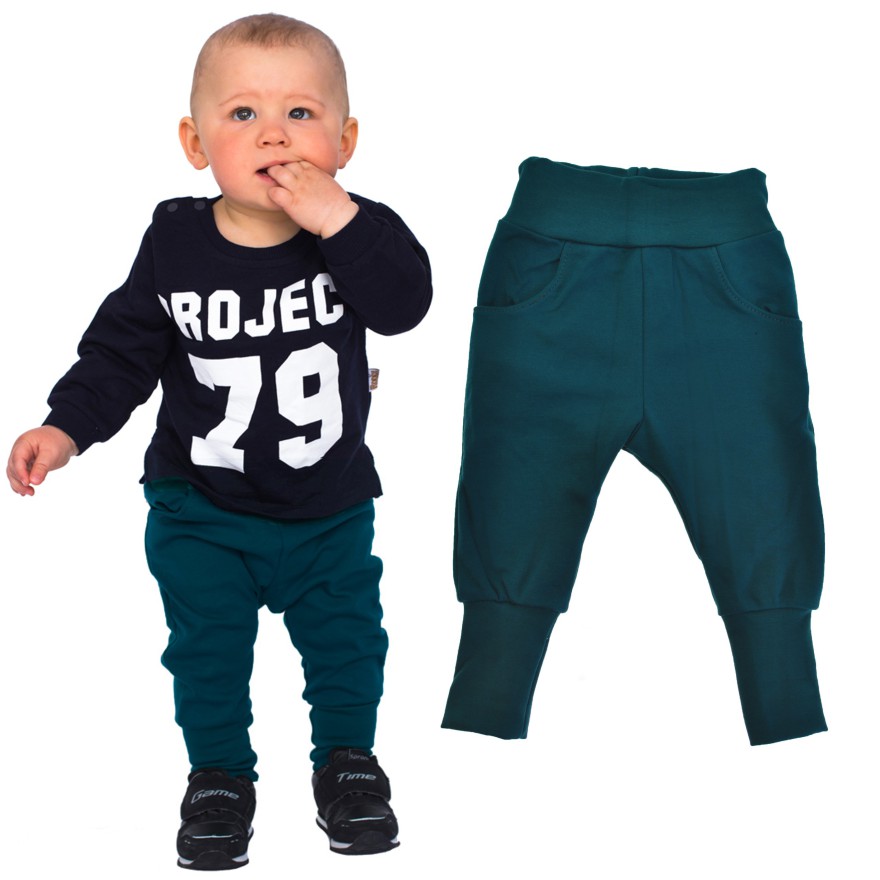 Likwidacja Petrol spodnie bawełniane lekkie z wyciąganą gumką bezuciskowe NEON