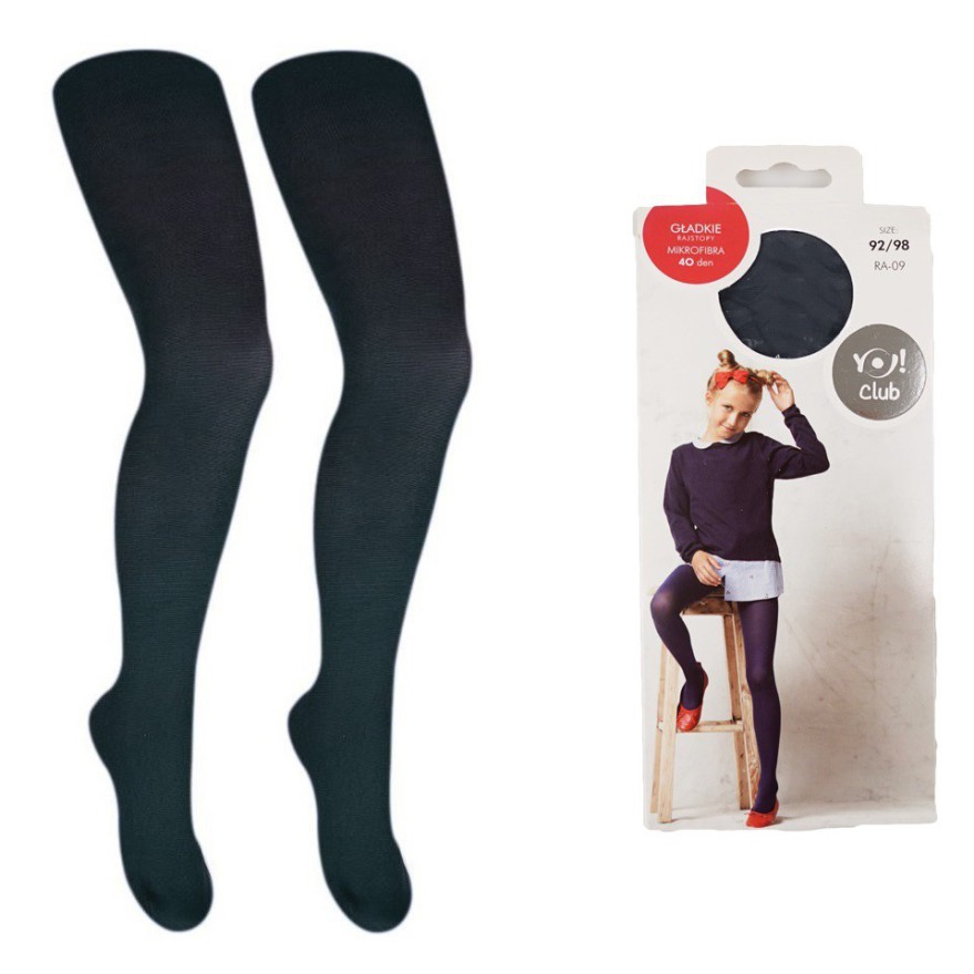 Grafitowe RAJSTOPY MIKROFIBRA 40 DEN