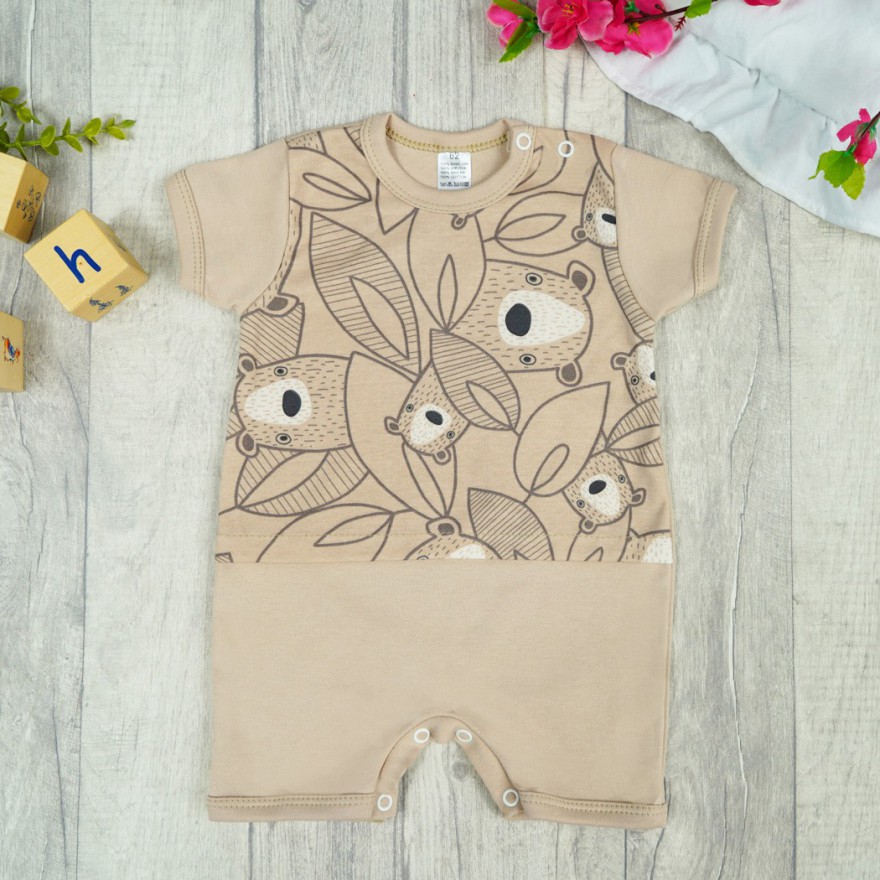 RAMPERS letni beżowy w misie wzór 339b