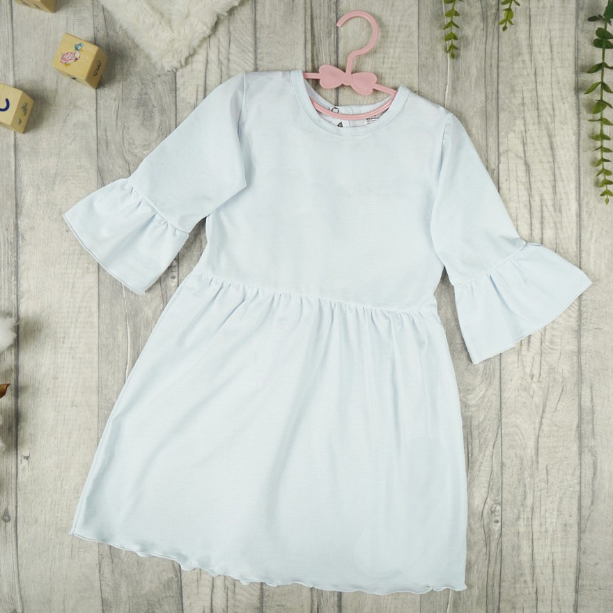 Biała SUKIENKA IGA z falbanką przy rękawach komunia pokomunijna święta