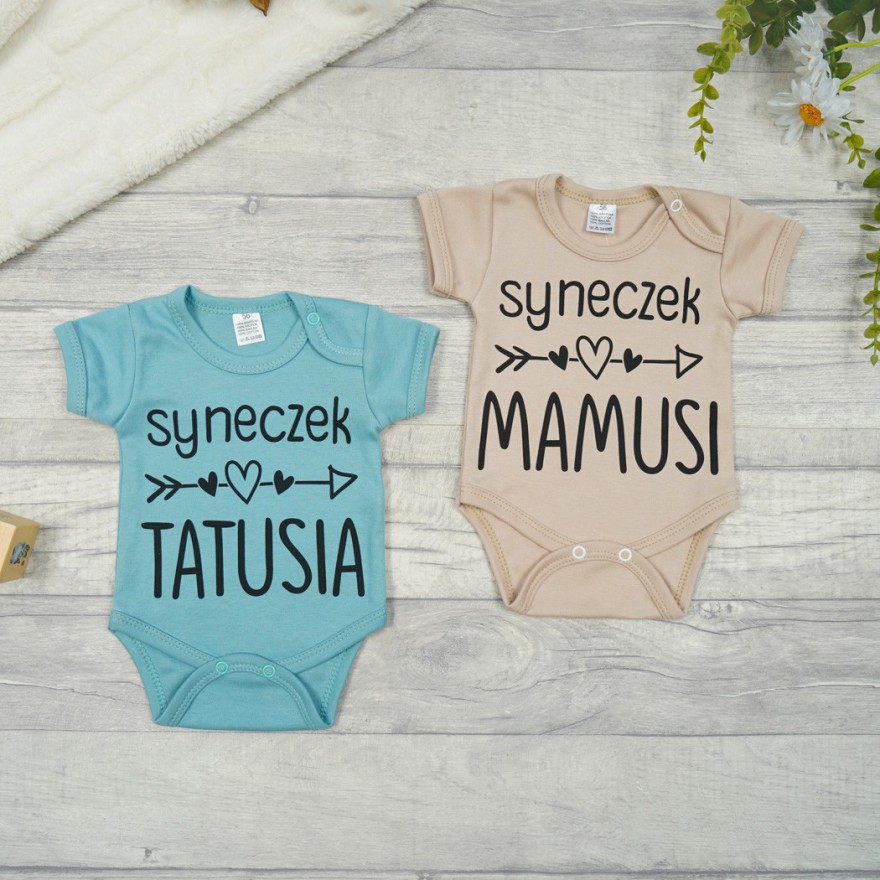 2pak BODY krótki rękaw iceberg beż SYNECZEK