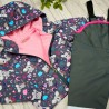 KOMBINEZON przeciwdeszczowy dwuczęściowy GRAFIT KOALA kurtka + spodnie