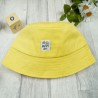 Żółty KAPELUSZ BUCKET HAT be happy czapka z daszkiem lato