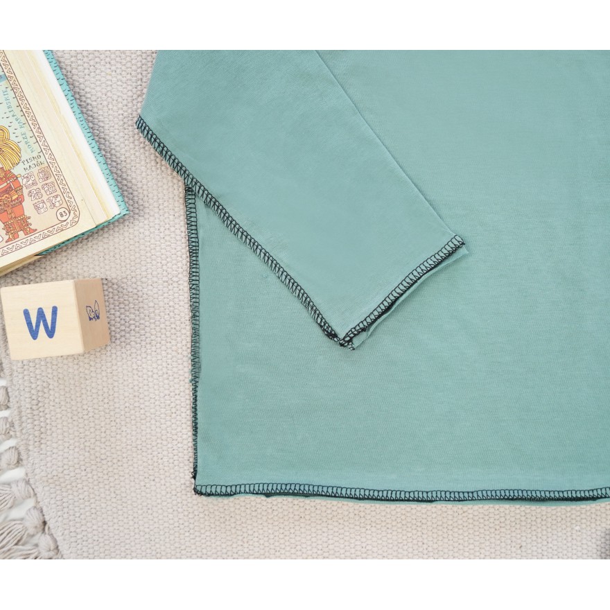 Kaktus piżama bawełniana dla wrażliwej skóry z długim rękawem