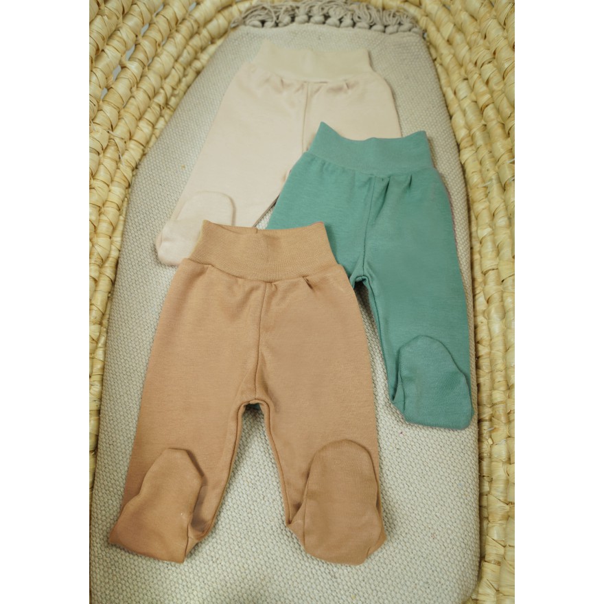 3pak PÓŁŚPIOCHY bezuciskowe szałwia beż