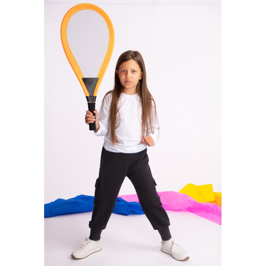 Czarne spodnie BOJÓWKI ocieplane NA MESZKU z kieszeniami regulowane w pasie