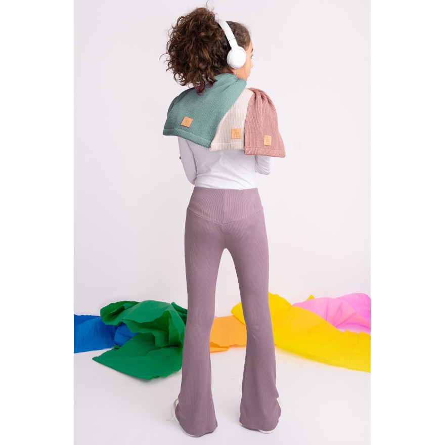 Merino szalik szałwia 100% wełna szal uniwersalny jesień zima