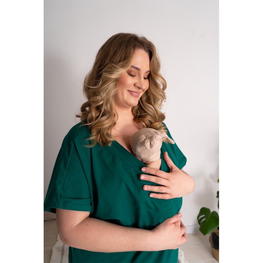 Niebieski jeans KOSZULA CIĄŻOWA