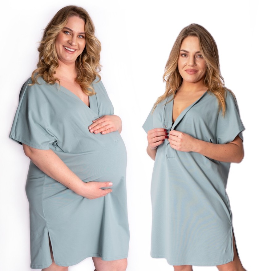 Szałwiowa KOSZULA CIĄŻOWA