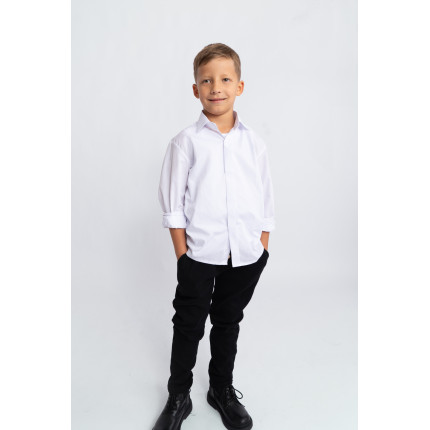 Czarne eleganckie spodnie wizytowe z wyciąganą gumką prążek slim komunia szkoła