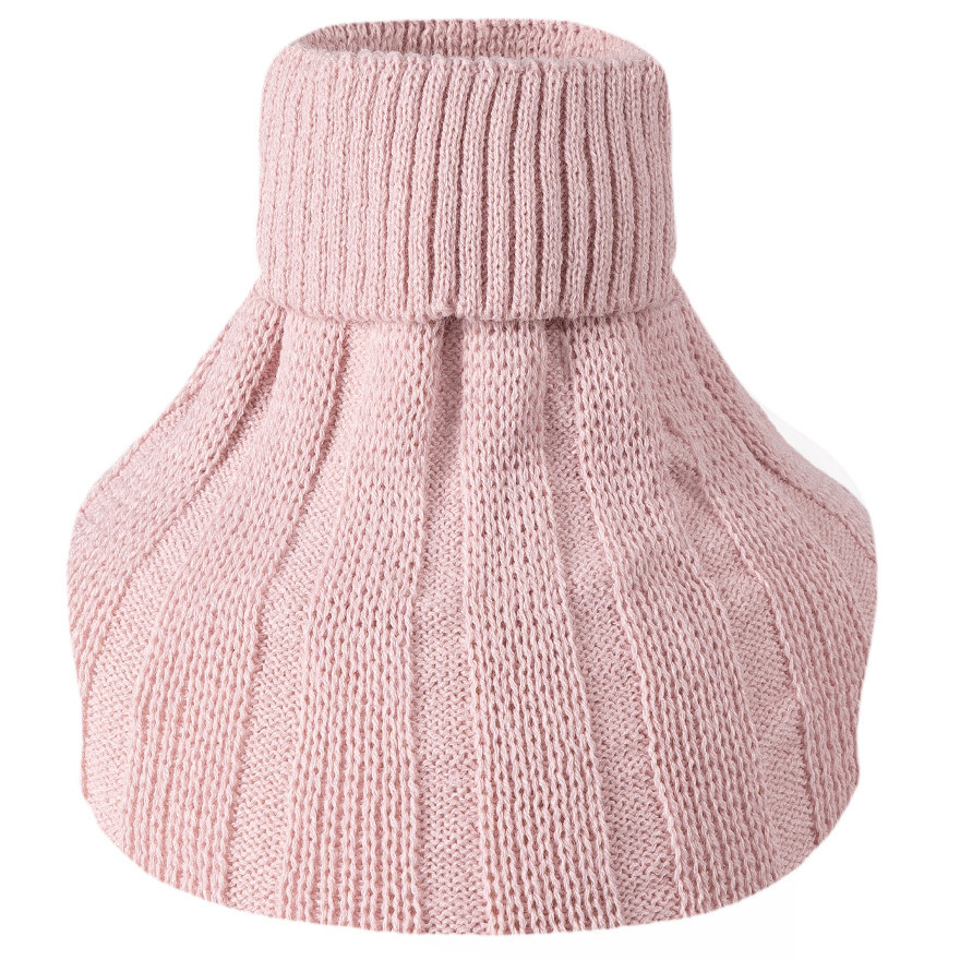 Brudny róż KOMIN ZIMOWY dziewiarski dziecięcy one size jesień zima