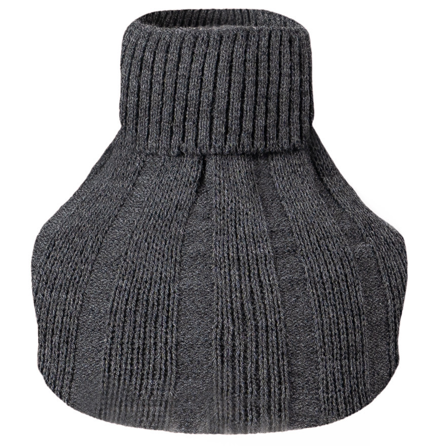 Grafitowy KOMIN ZIMOWY dziewiarski dziecięcy one size jesień zima