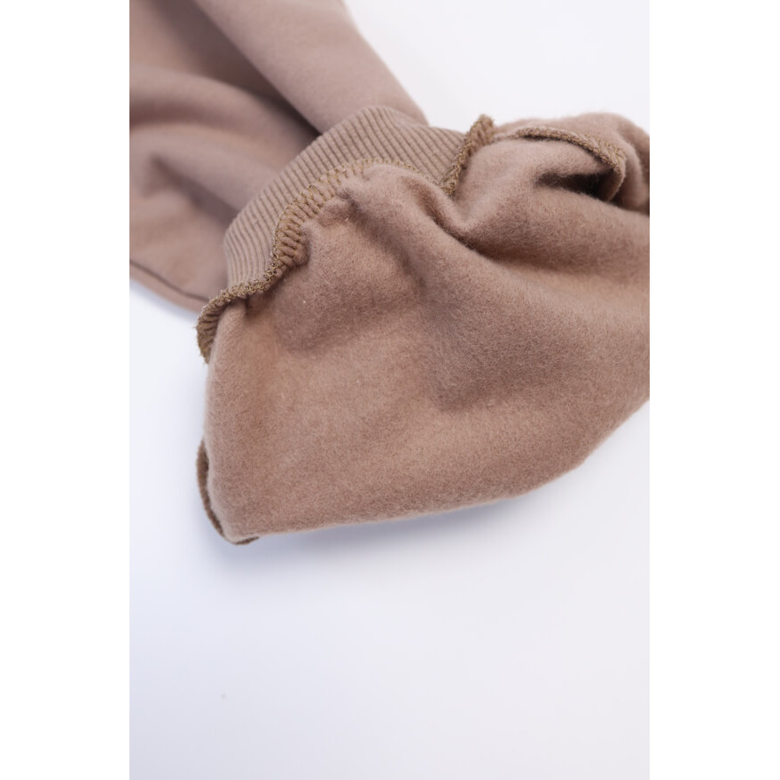 Bluza dresowa MOVE beżowa NA MESZKU Z UKRYTĄ KIESZENIĄ NA TELEFON