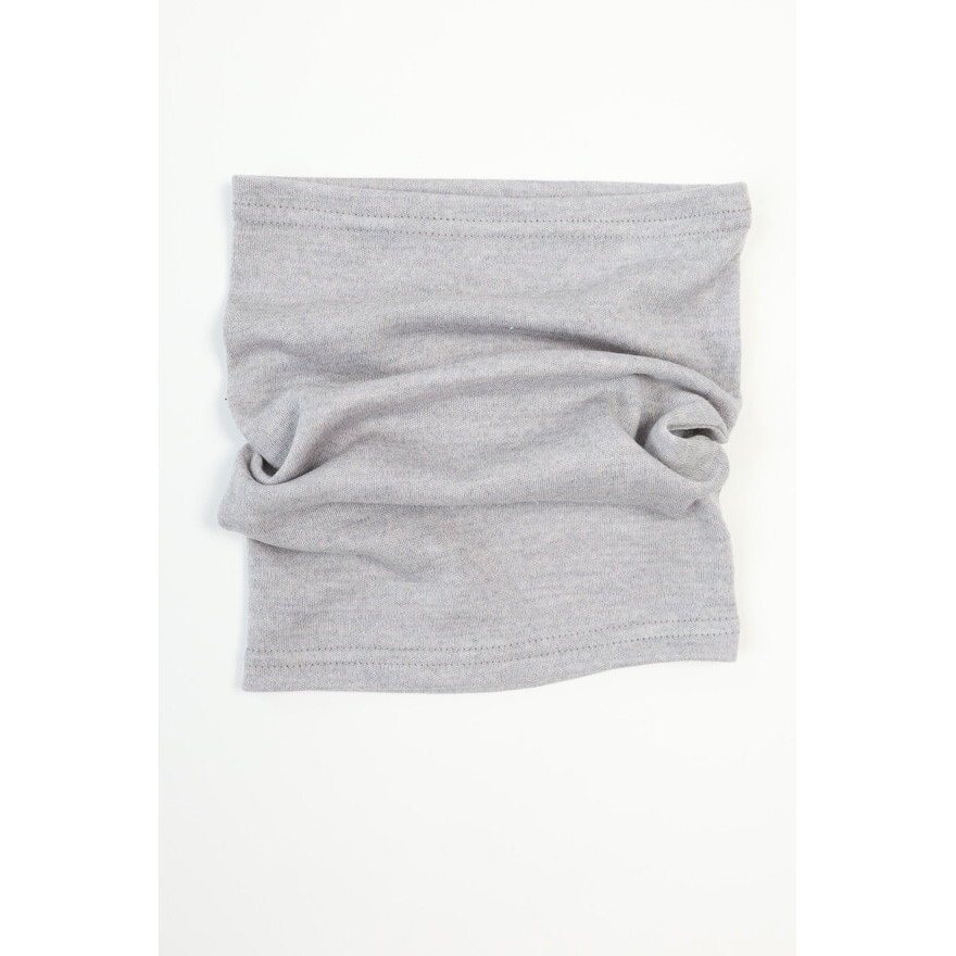 Komin COCO szary MERINO dziecięcy gładki 100% wełna one size jesień zima