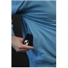 Bluza męska MOVE niebieska na meszku z ukryta kieszenią na telefon