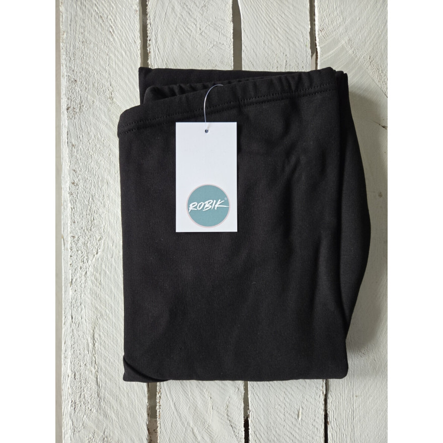 Legginsy ciążowe MAMA czarne OCIEPLANE bezuciskowe z panelem getry jesień zima