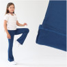 Spodnie ocieplane FLARE granatowe legginsy...