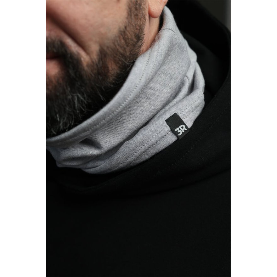 Merino komin męski szary 100% wełna, one size