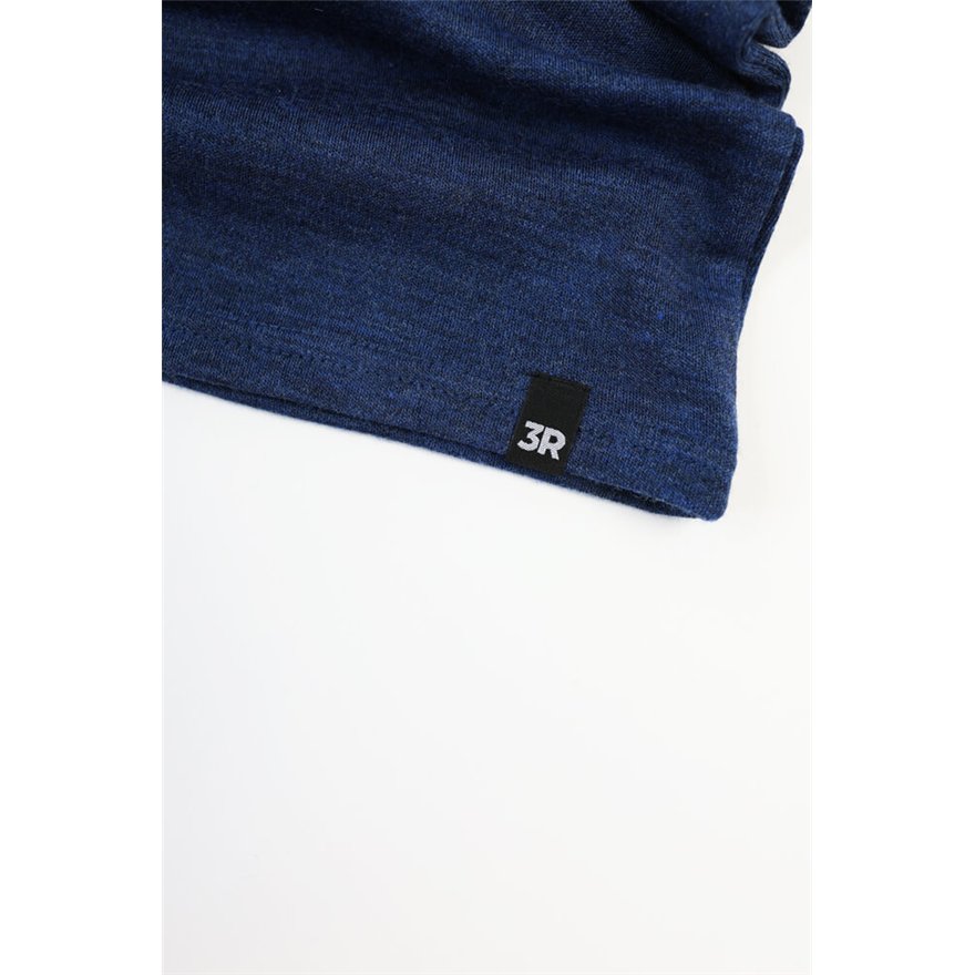 Merino komin męski jeansowy 100% wełna, one size