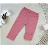 Legginsy ocieplane MESZEK różowe GETRY na meszku