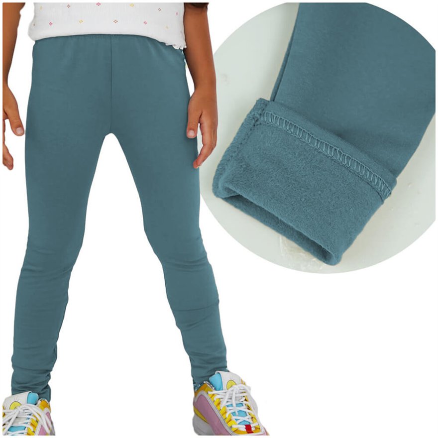 Legginsy ocieplane MESZEK jeansowe GETRY na meszku