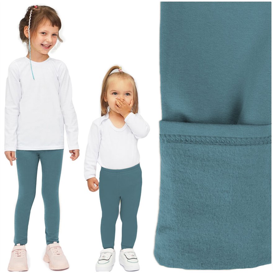 Legginsy ocieplane MESZEK jeansowe GETRY na meszku