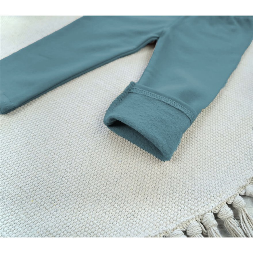 Legginsy ocieplane MESZEK jeansowe GETRY na meszku