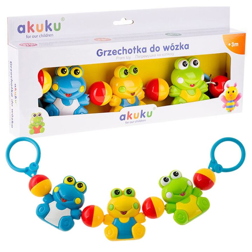GRZECHOTKA ZAWIESZKA DO WÓZKA ŁÓŻECZKA ŻABKI GRZECHOTKA ZAWIESZKA DO WÓZKA ŁÓŻECZKA ŻABKI
