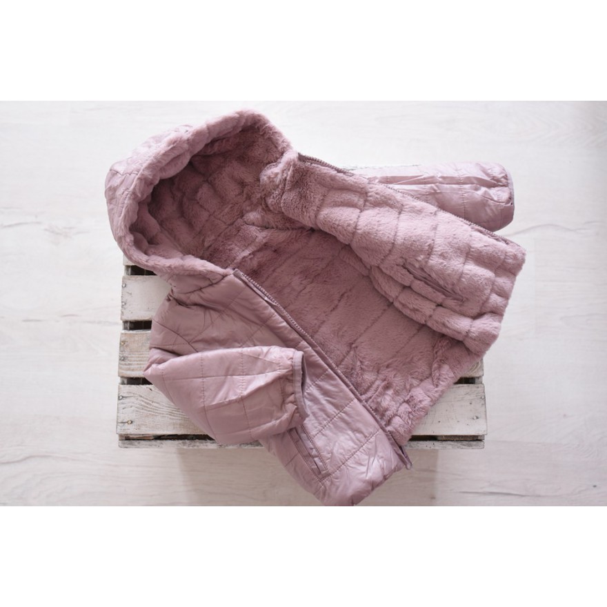 KURTKA FUTERKO dwustronna wiosna jesień