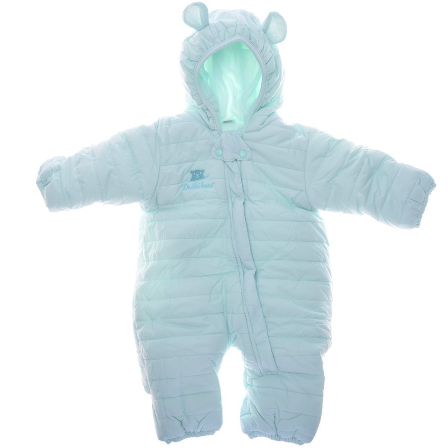 ZIMOWY KOMBINEZON jednoczęściowy ocieplany miętowy