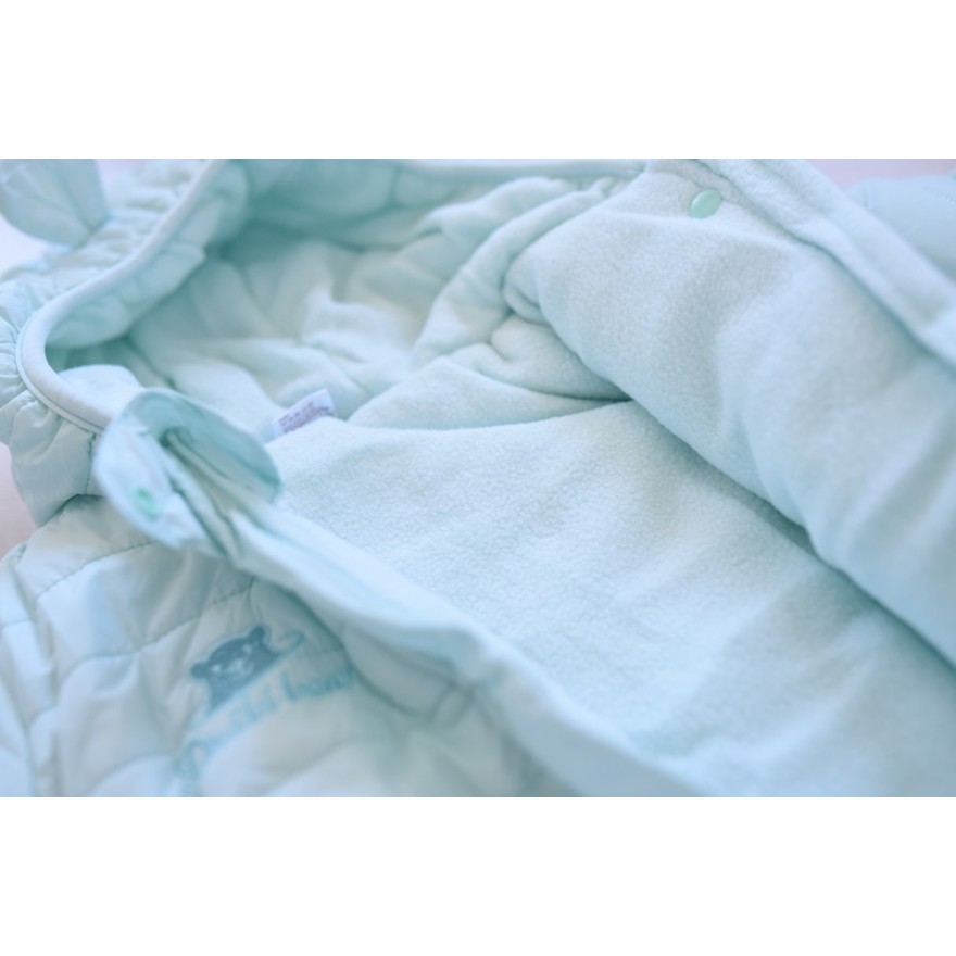 ZIMOWY KOMBINEZON jednoczęściowy ocieplany miętowy