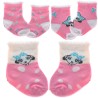 3 pary SKARPETKI bawełniane Girl wzór D1