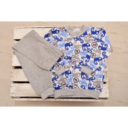 Piżama chłopięca kameleon piżamka