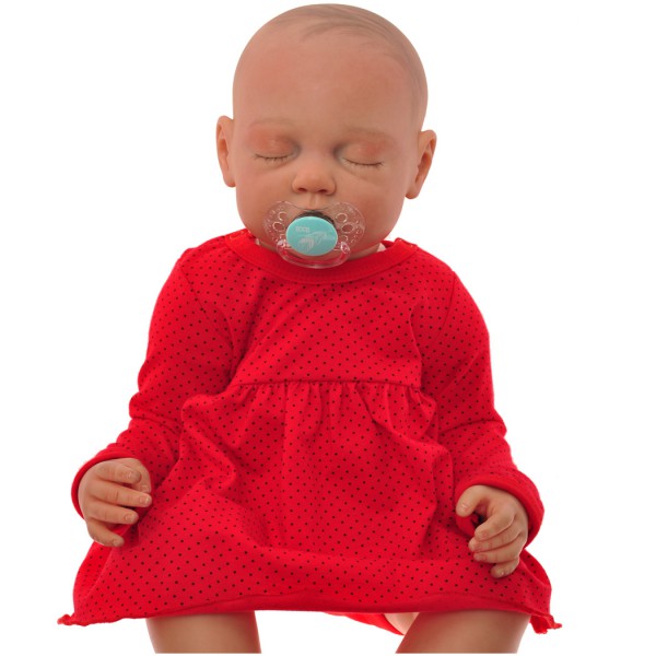 Body sukienka niemowlęca wzór czerwona w kropeczki
