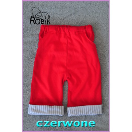 Krótkie spodenki POLO kolor czerwony na LATO